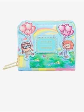 Loungefly Pixar Up Rainbow Zip Wallet